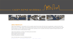 Desktop Screenshot of ogdenavenuematerials.com